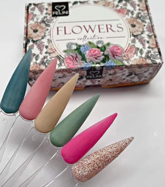 COLECCION ACRILICOS FLOWERS FELINI